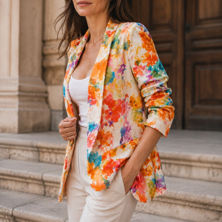Acquerello Floral Blazer — ce_aub_01