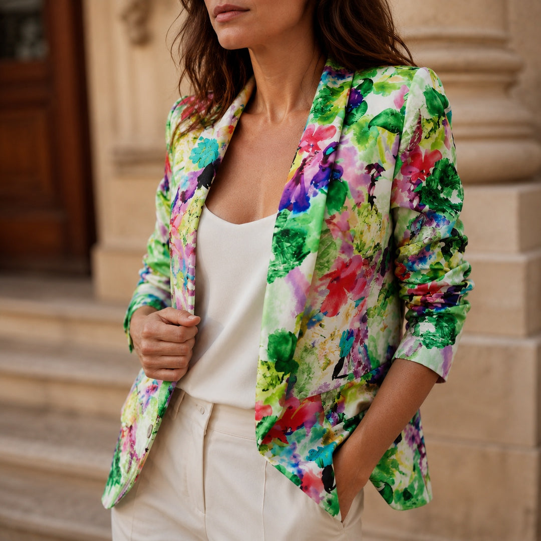 Acquerello Floral Blazer — ce_aub_01