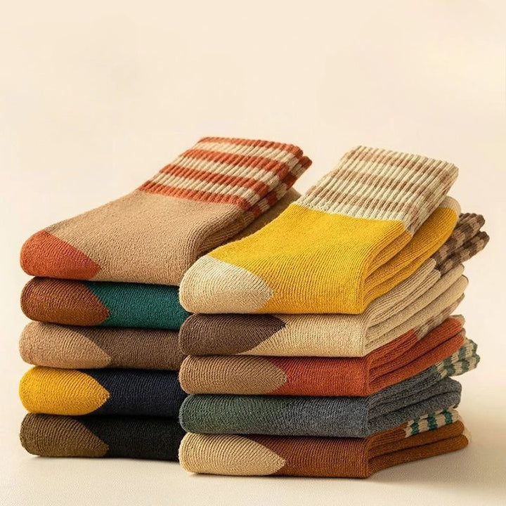 Hearthside Striped Winter Socks