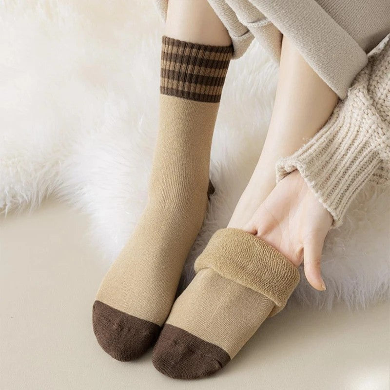 Hearthside Striped Winter Socks
