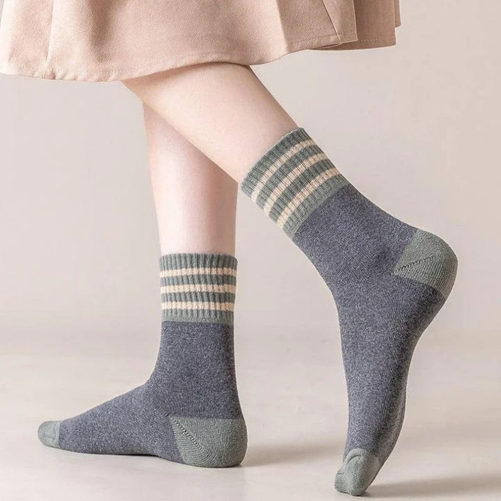 Hearthside Striped Winter Socks
