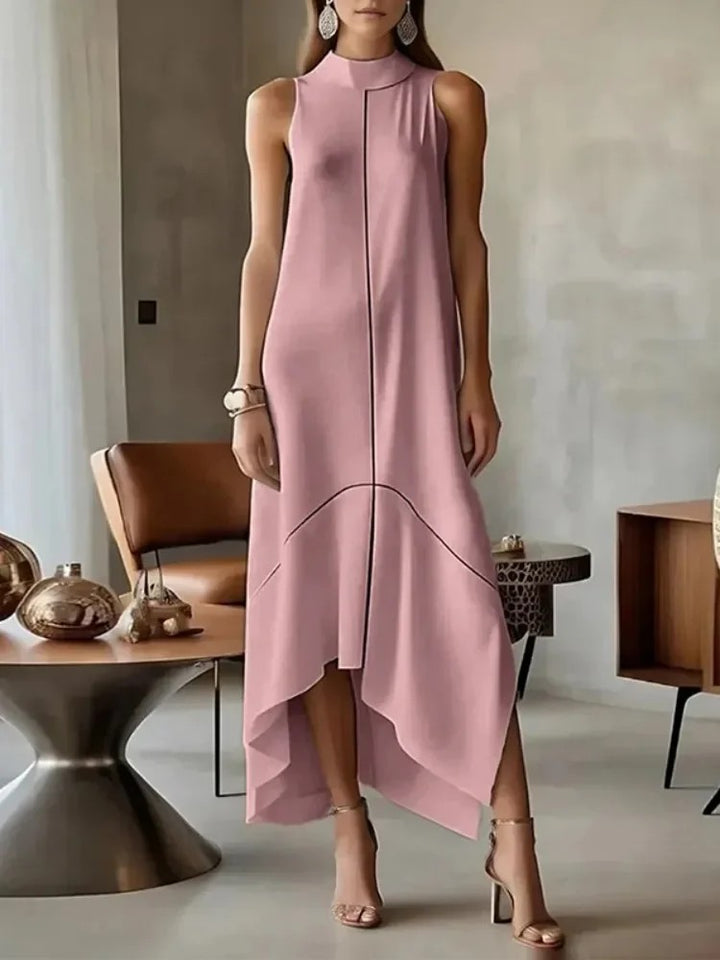 Vespera Asymmetric Maxi Dress
