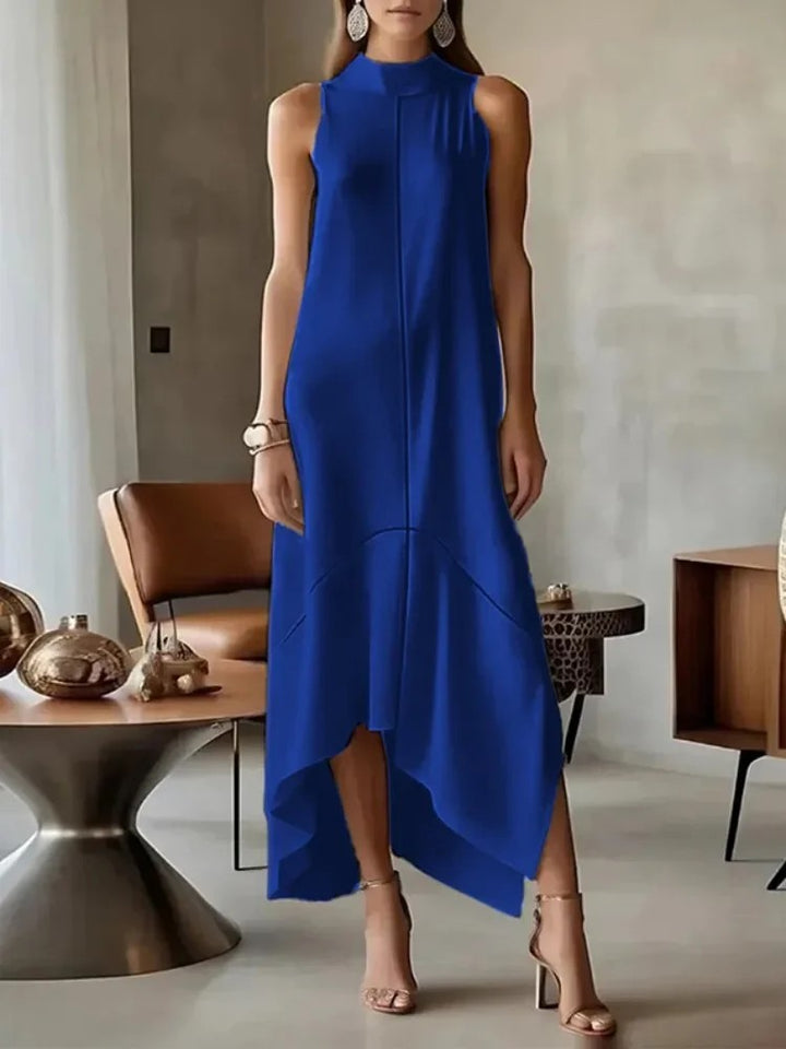 Vespera Asymmetric Maxi Dress