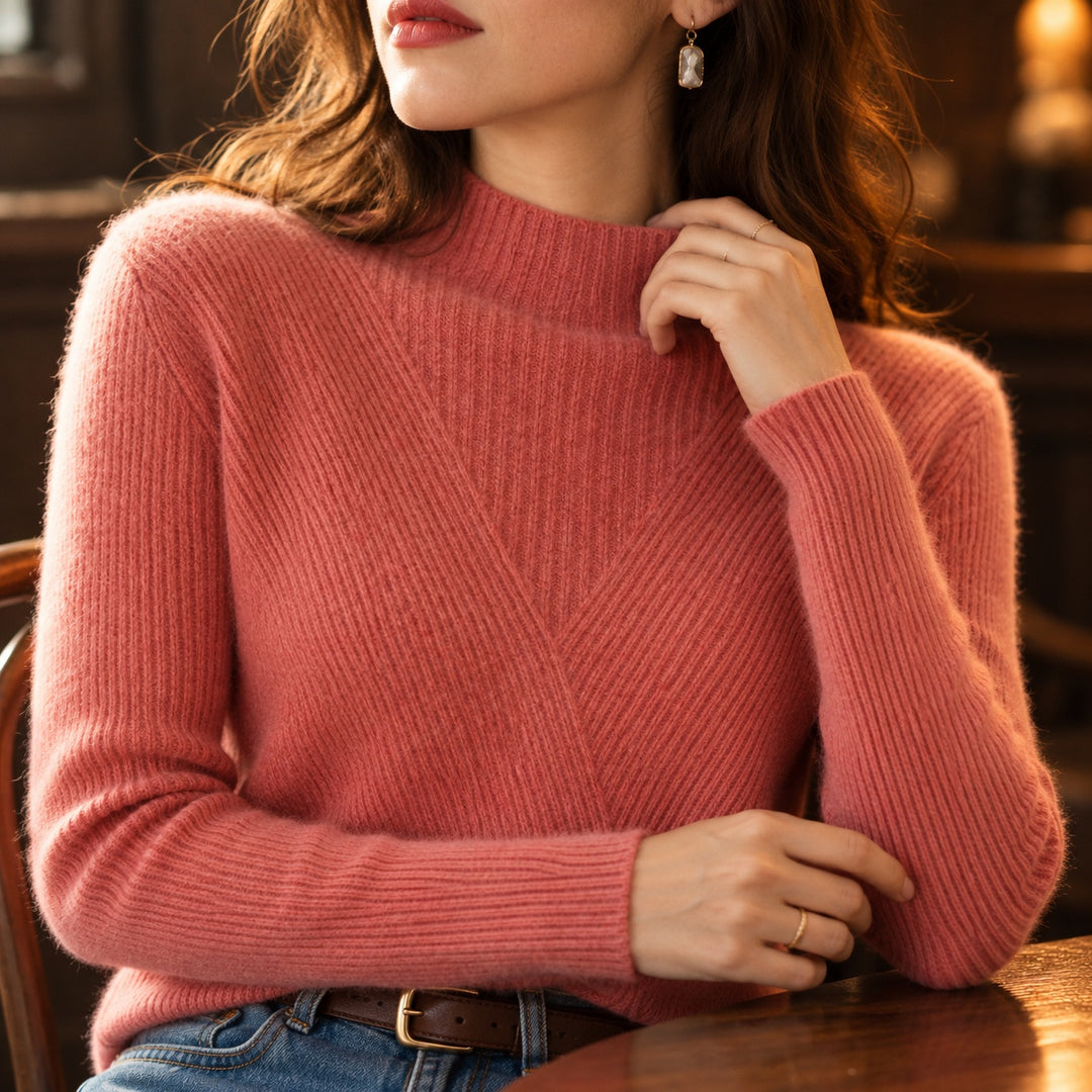 Allegra Mock Neck Cashmere — ce_p4k7_01