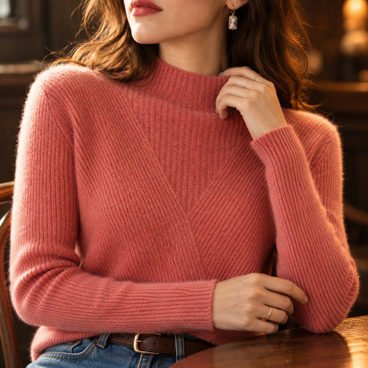 Allegra Mock Neck Cashmere — ce_p4k7_01