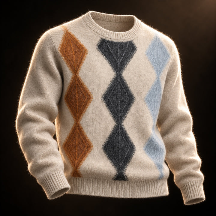 Ascot Argyle Knit Sweater — ce_soul_s3_01
