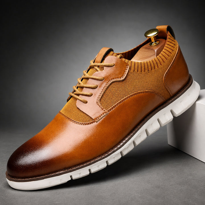 Ashcroft Knit-Panel Derbies — ce_angle_01