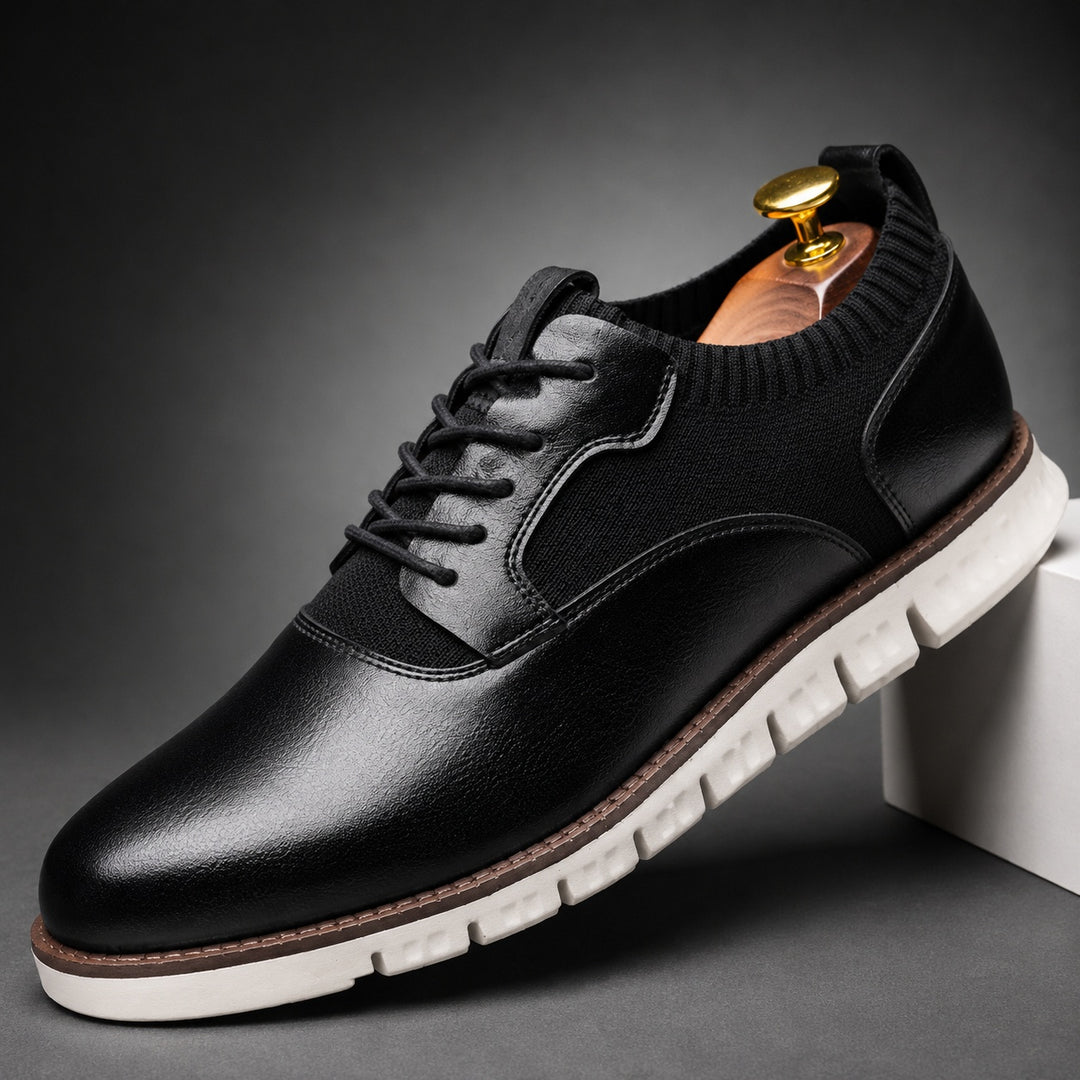 Ashcroft Knit-Panel Derbies — ce_angle_01