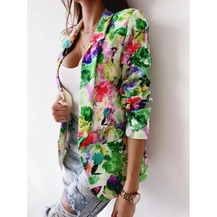 Acquerello Floral Blazer