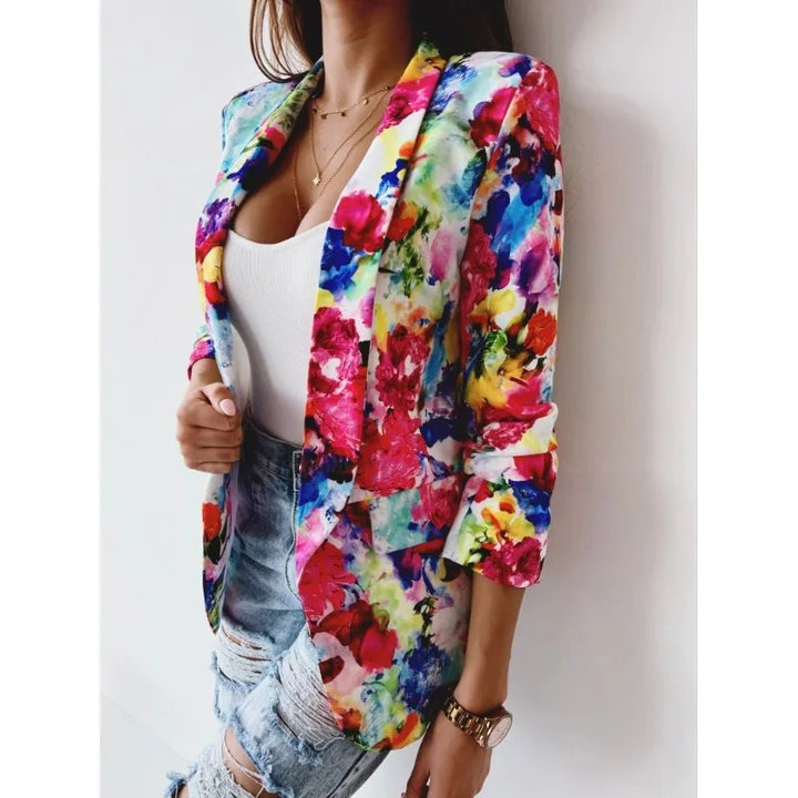 Acquerello Floral Blazer