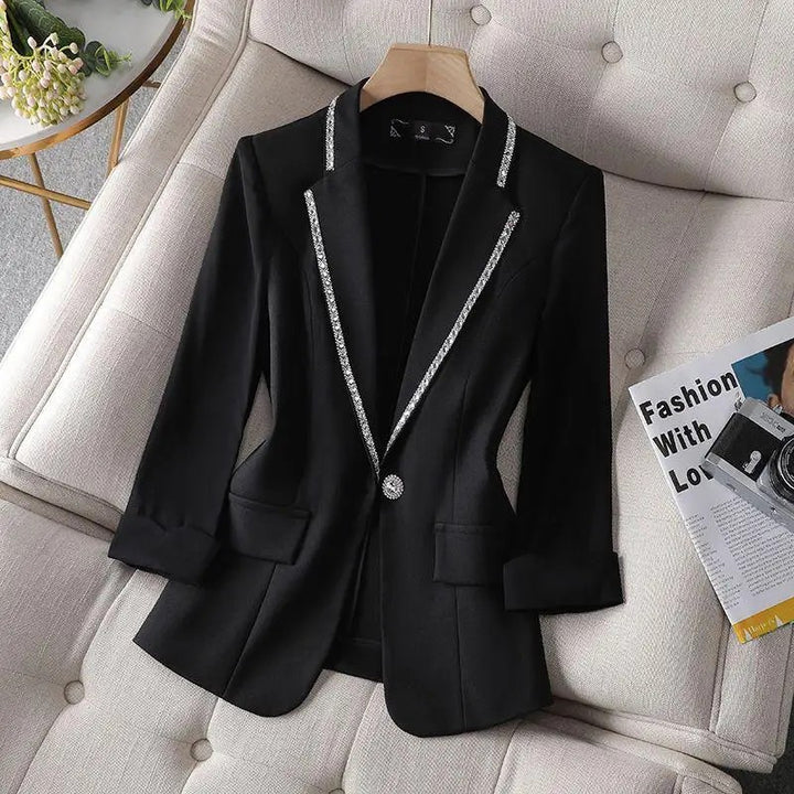 Lumiere Crystal-Trim Blazer