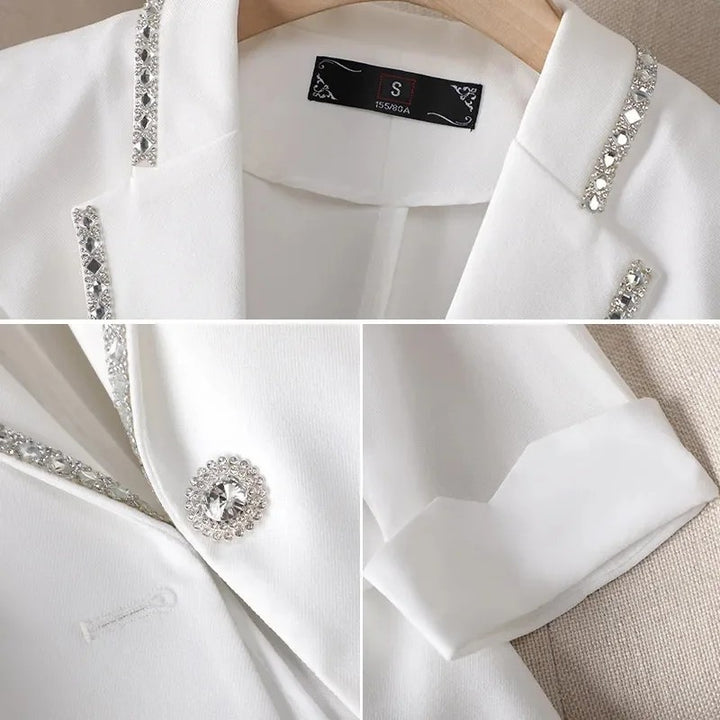 Lumiere Crystal-Trim Blazer