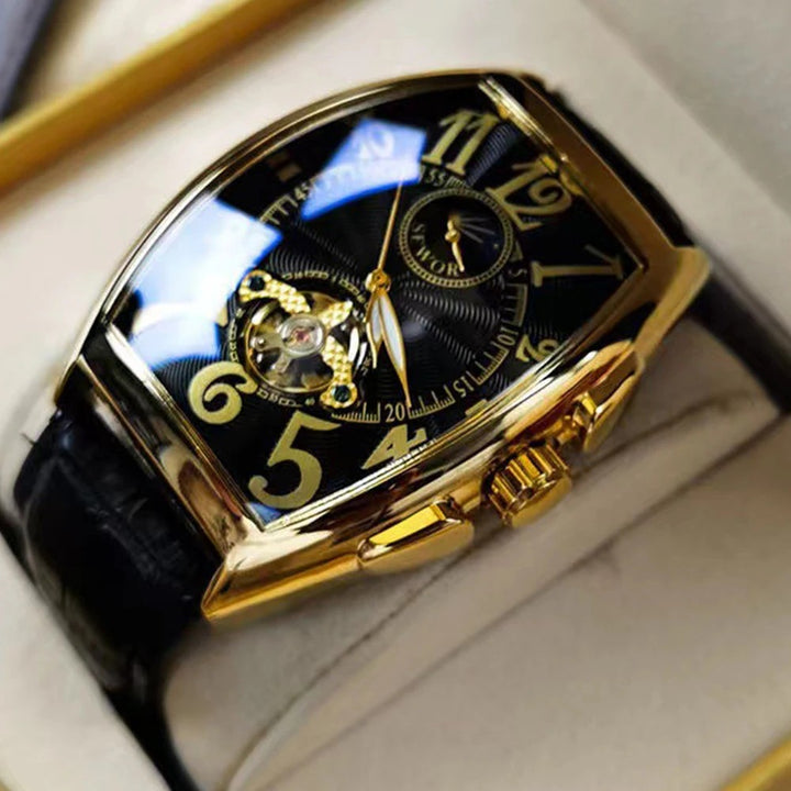 Barrel Tourbillon Automatic Watch