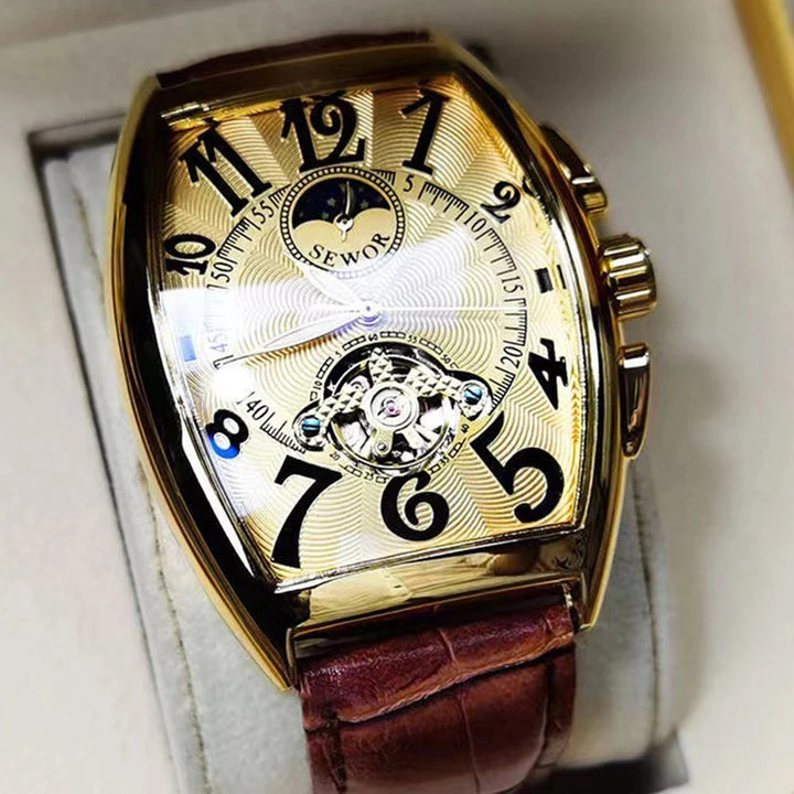 Barrel Tourbillon Automatic Watch