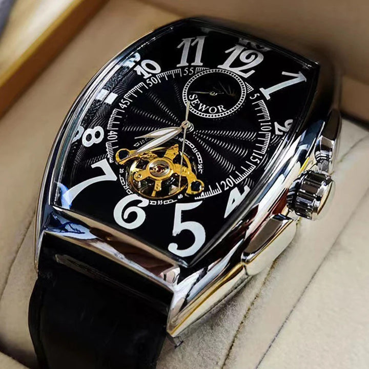 Barrel Tourbillon Automatic Watch
