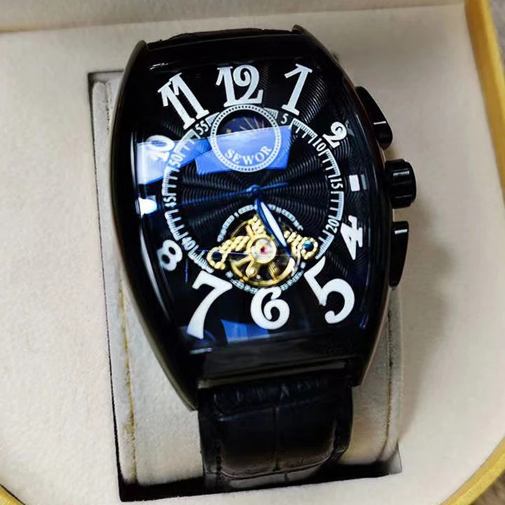 Barrel Tourbillon Automatic Watch