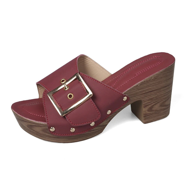 Marquesa Buckle Clogs