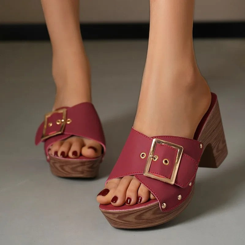 Marquesa Buckle Clogs
