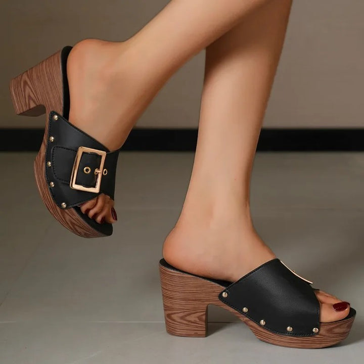 Marquesa Buckle Clogs