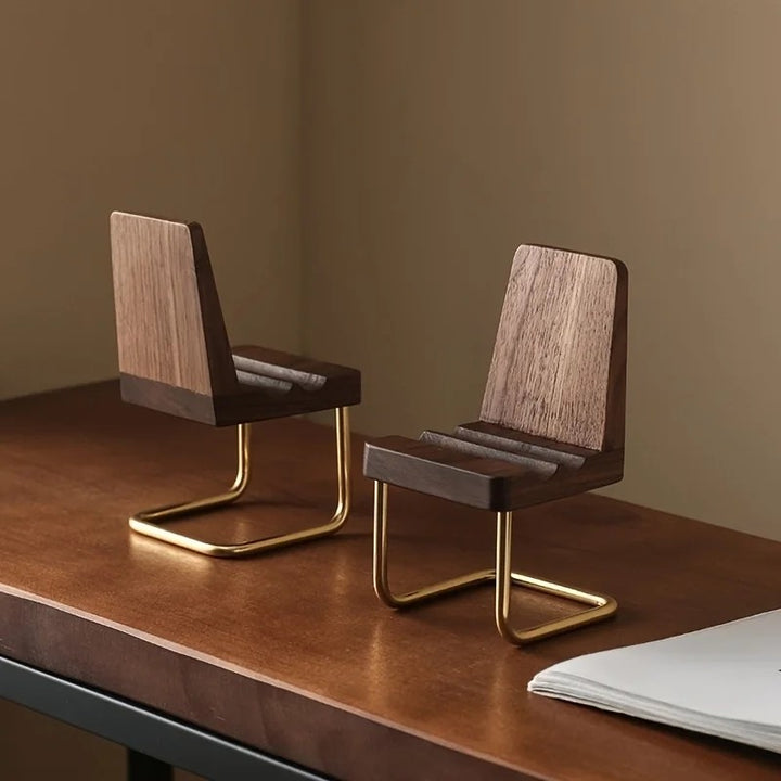Woodworks Chair Phone Stand