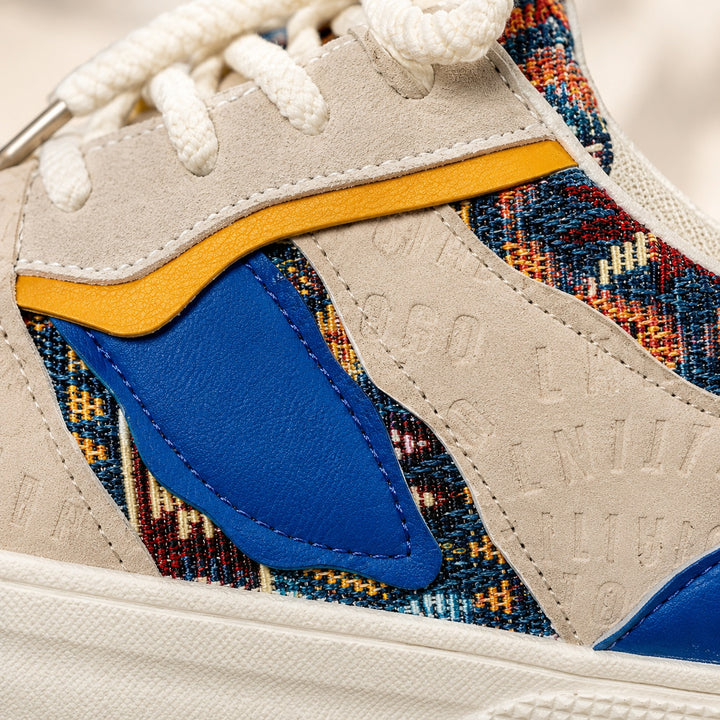 Bazaar Woven-Panel Sneakers — ce_metastatic_01