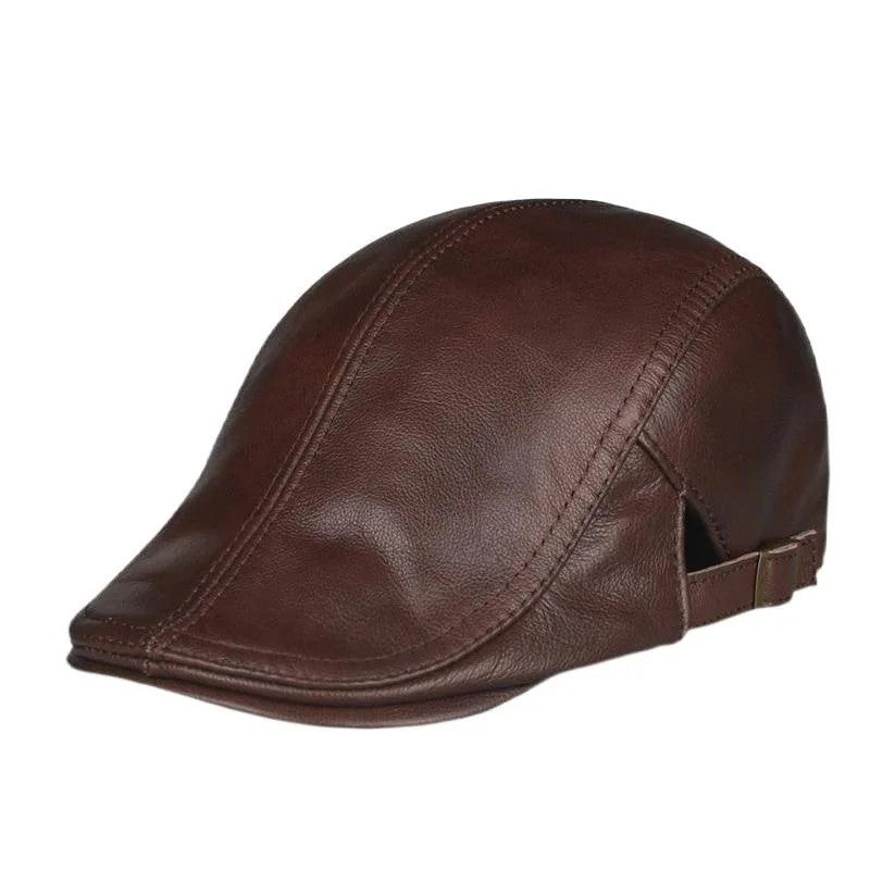 Fiacre Laced Leather Beret