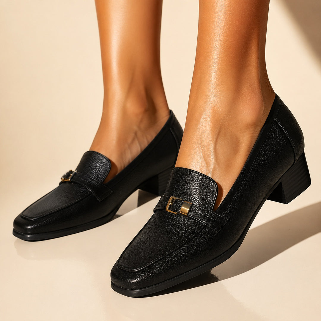 Borghese Buckle Square-Toe Loafers — ce_brooklyn_s3_01