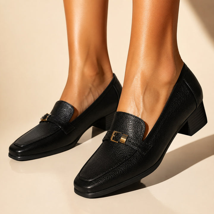 Borghese Buckle Square-Toe Loafers — ce_brooklyn_s3_01