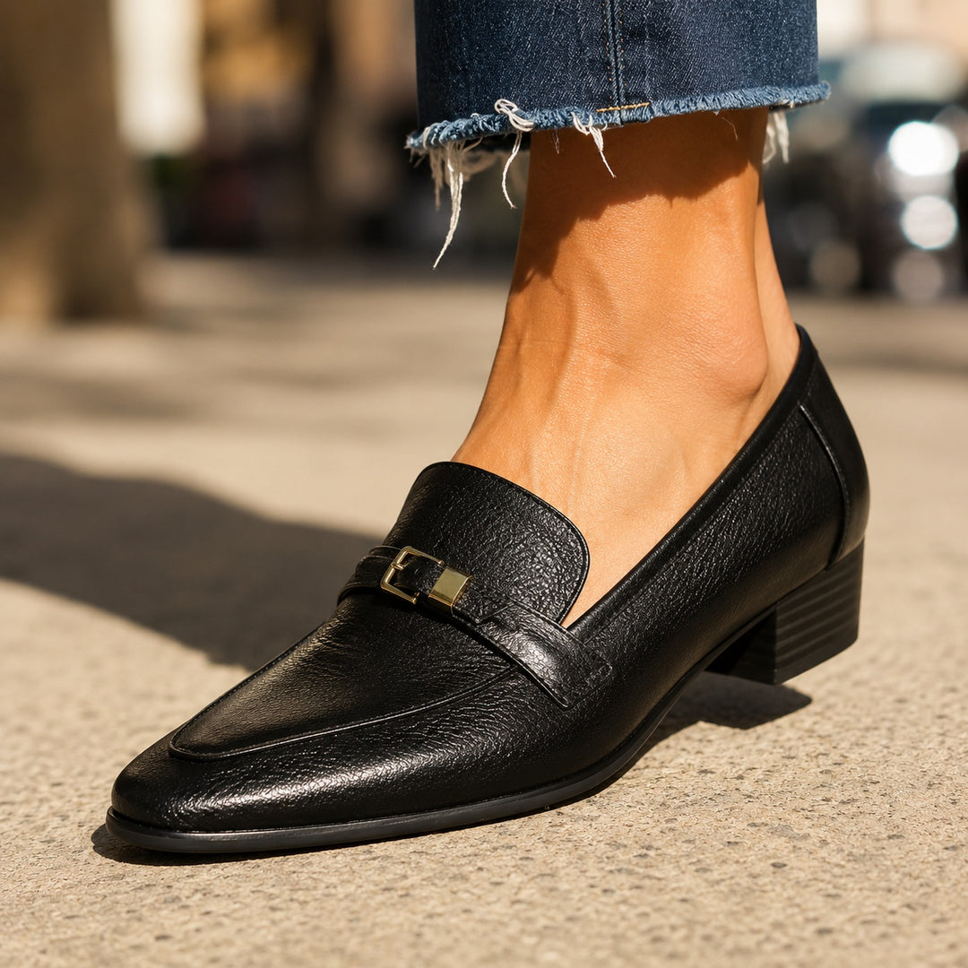 Borghese Buckle Square-Toe Loafers — ce_brooklyn_s2_01