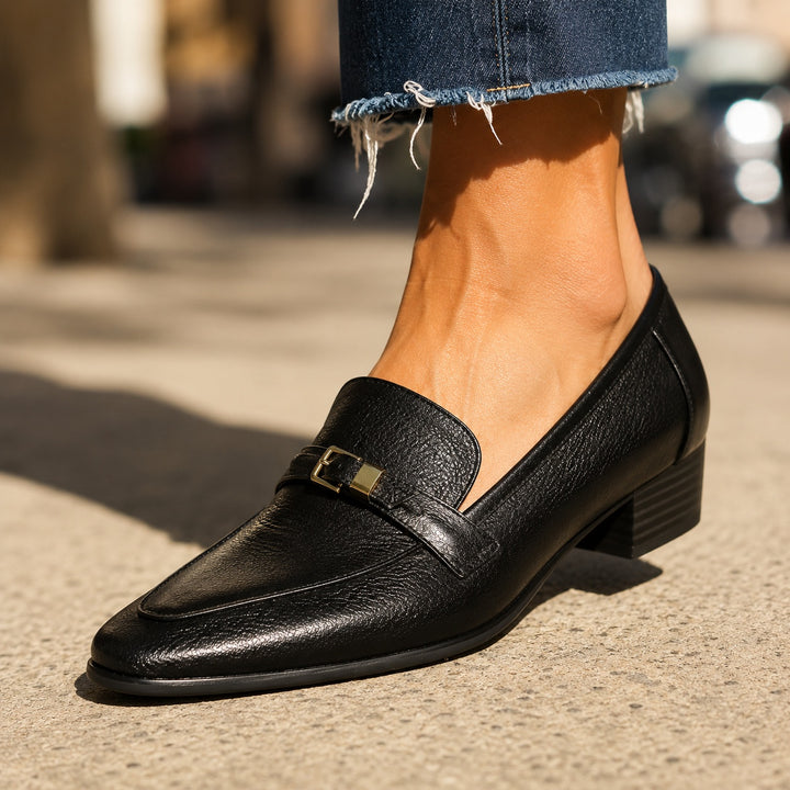 Borghese Buckle Square-Toe Loafers — ce_brooklyn_s2_01