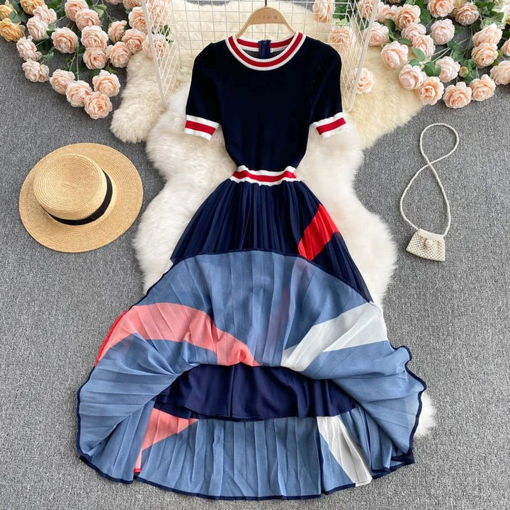 Regatta Striped Chiffon Dress