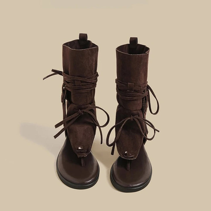 Caravan Fringe Gladiator Sandals