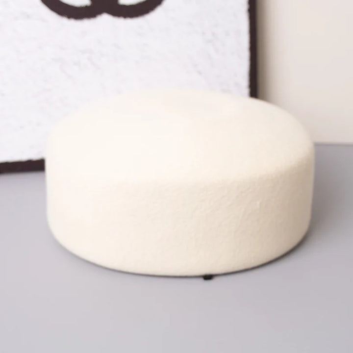 Salon Wool Pillbox Hat