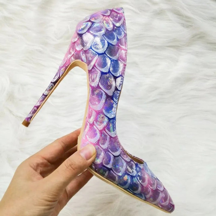 Sirena Scaled Stiletto Pumps