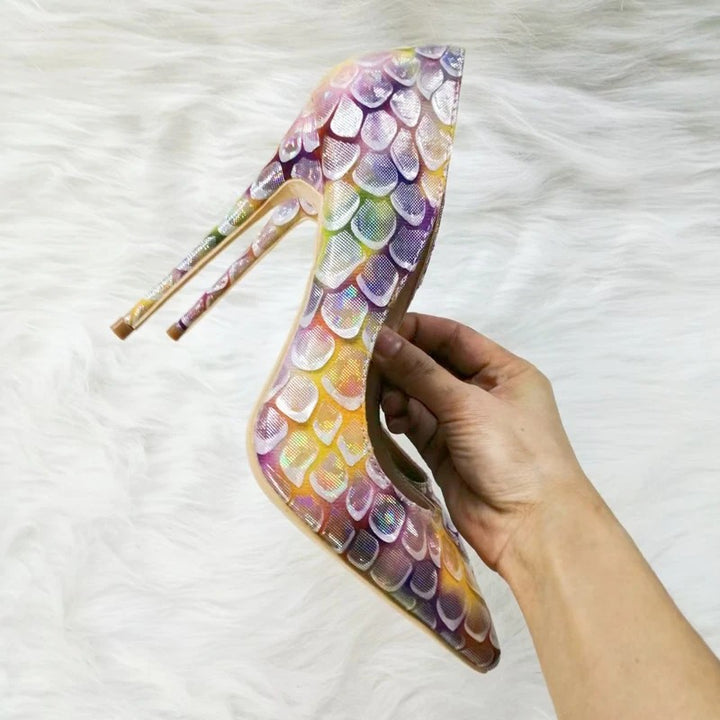 Sirena Scaled Stiletto Pumps