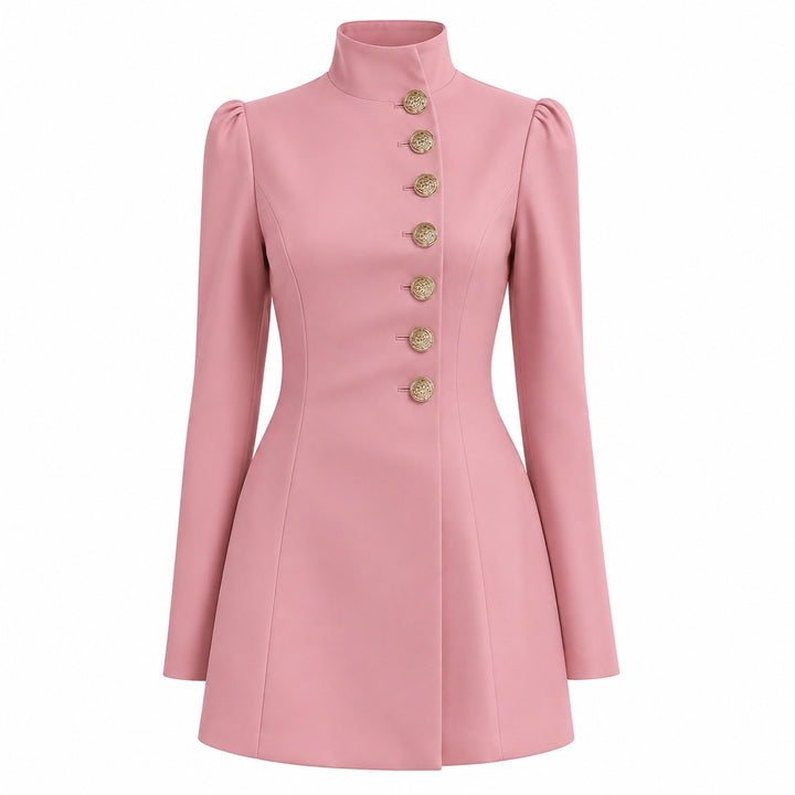 Cadenza Military Button Dress — ce_wb_01