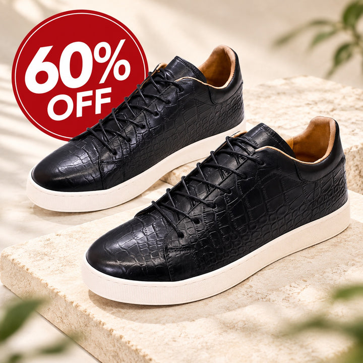 Caiman Croc-Embossed Sneakers — ce_metastatic_01