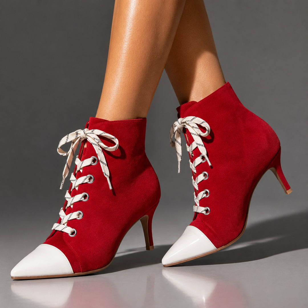 Camoscina Cap-Toe Lace-Up Booties — ce_brooklyn_s3_01