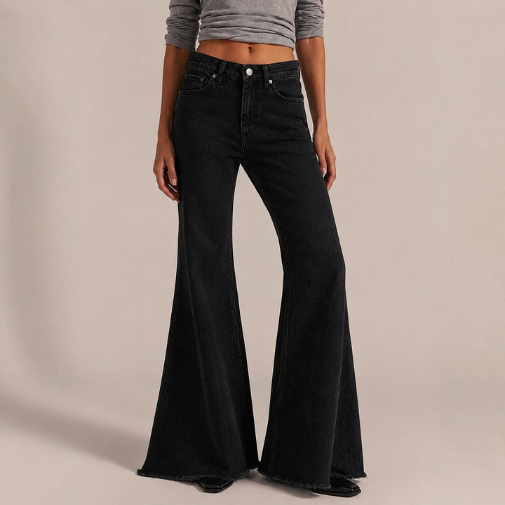 Campana Raw-Hem Flared Jeans — ce_pivot_front_01