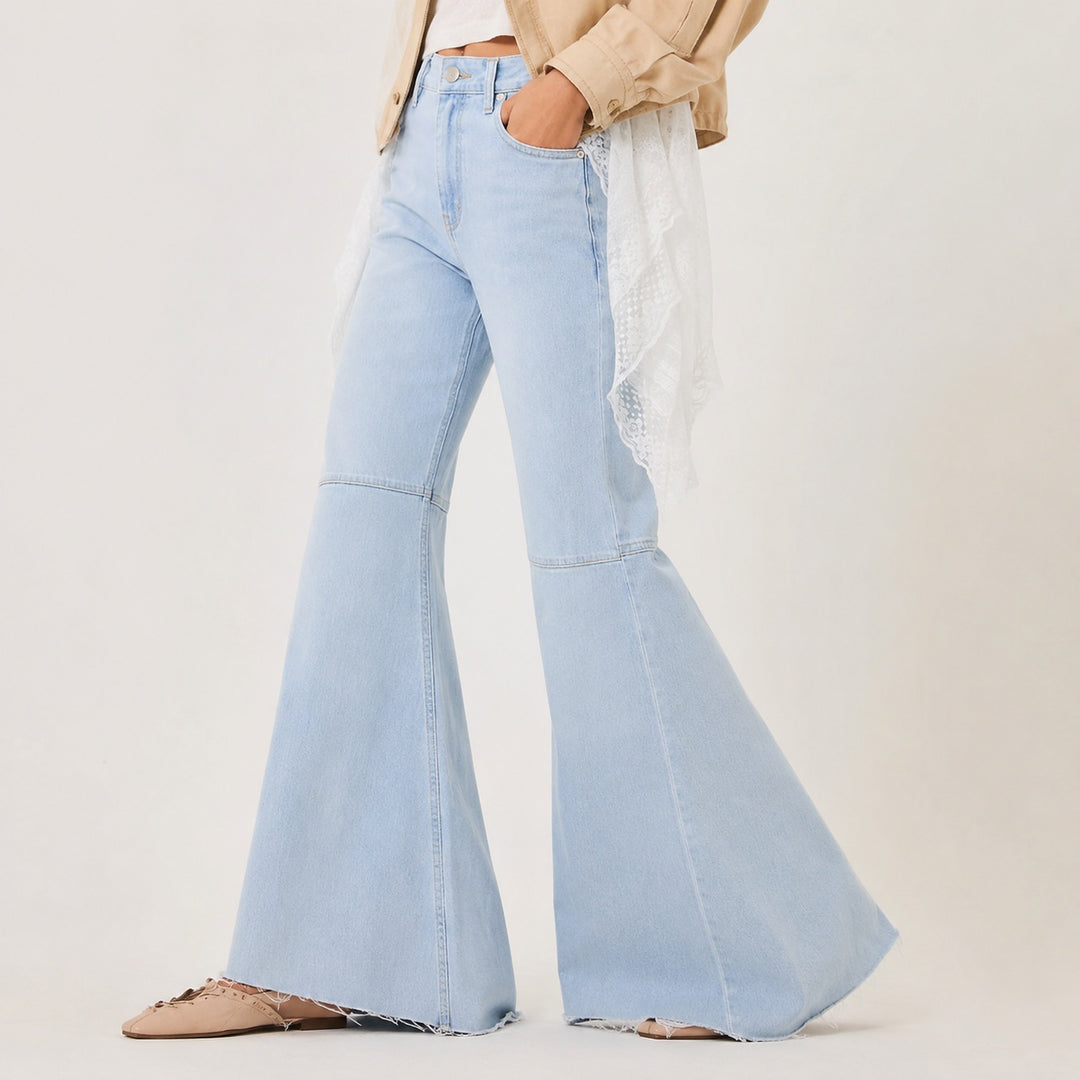 Campana Raw-Hem Flared Jeans — ce_pivot_side_05