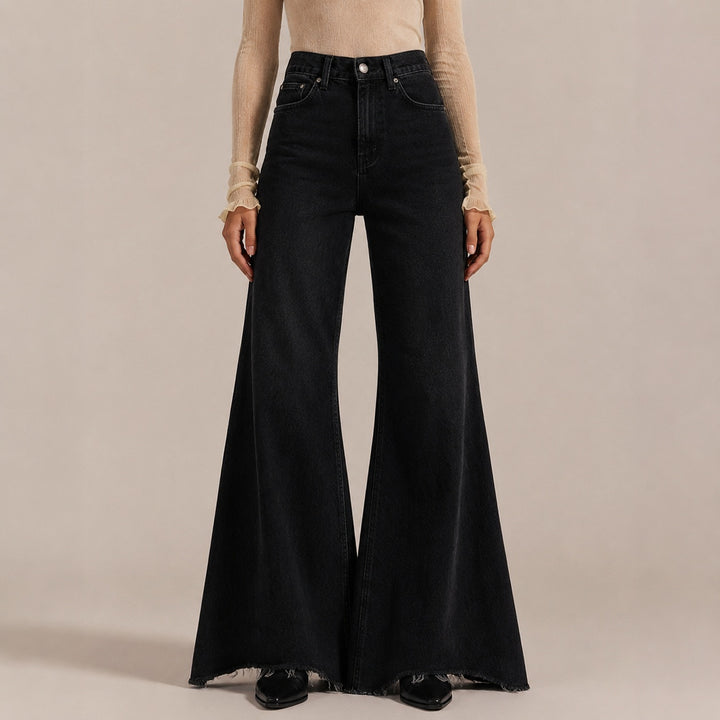 Campana Raw-Hem Flared Jeans — ce_pivot_front_05