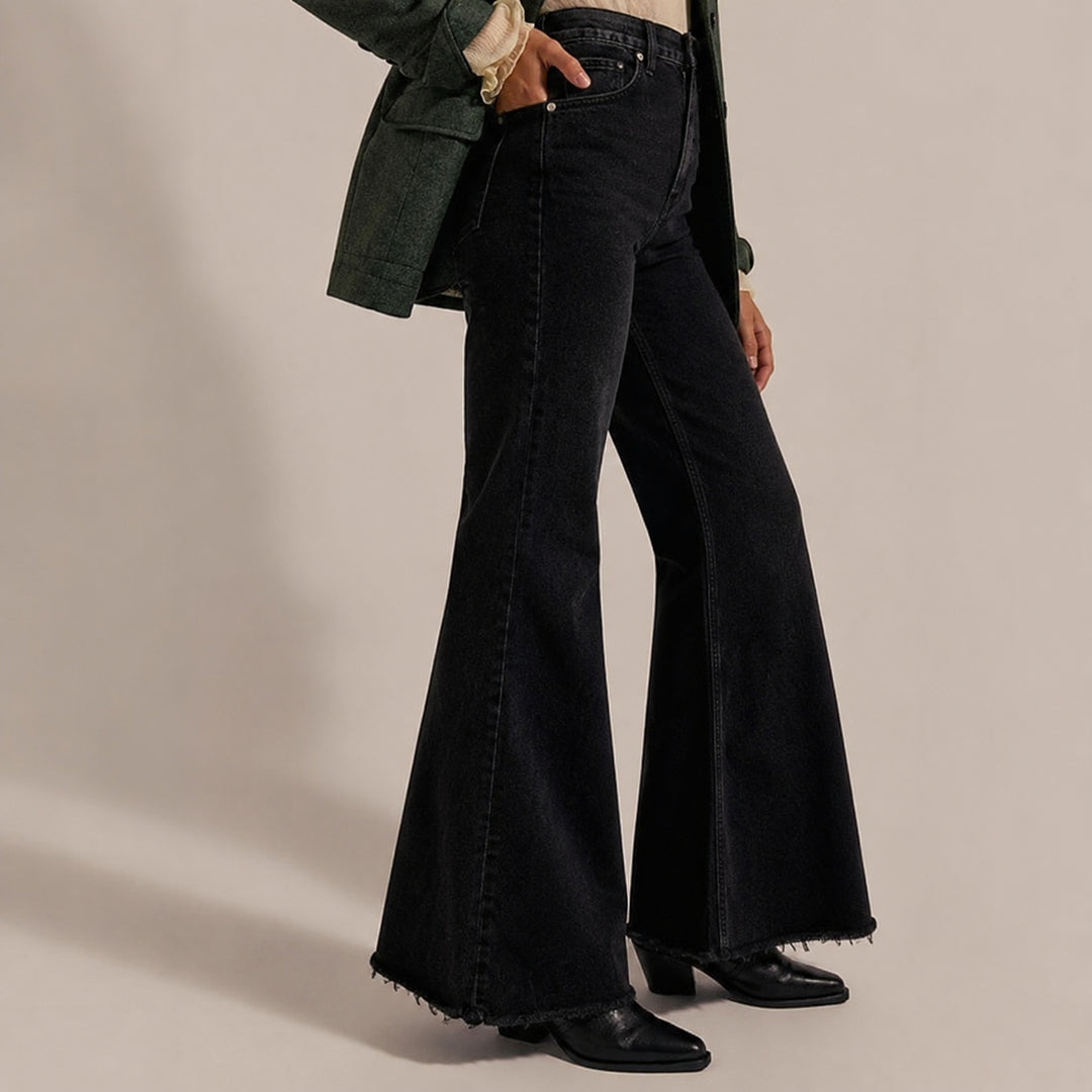 Campana Raw-Hem Flared Jeans — ce_pivot_side_06