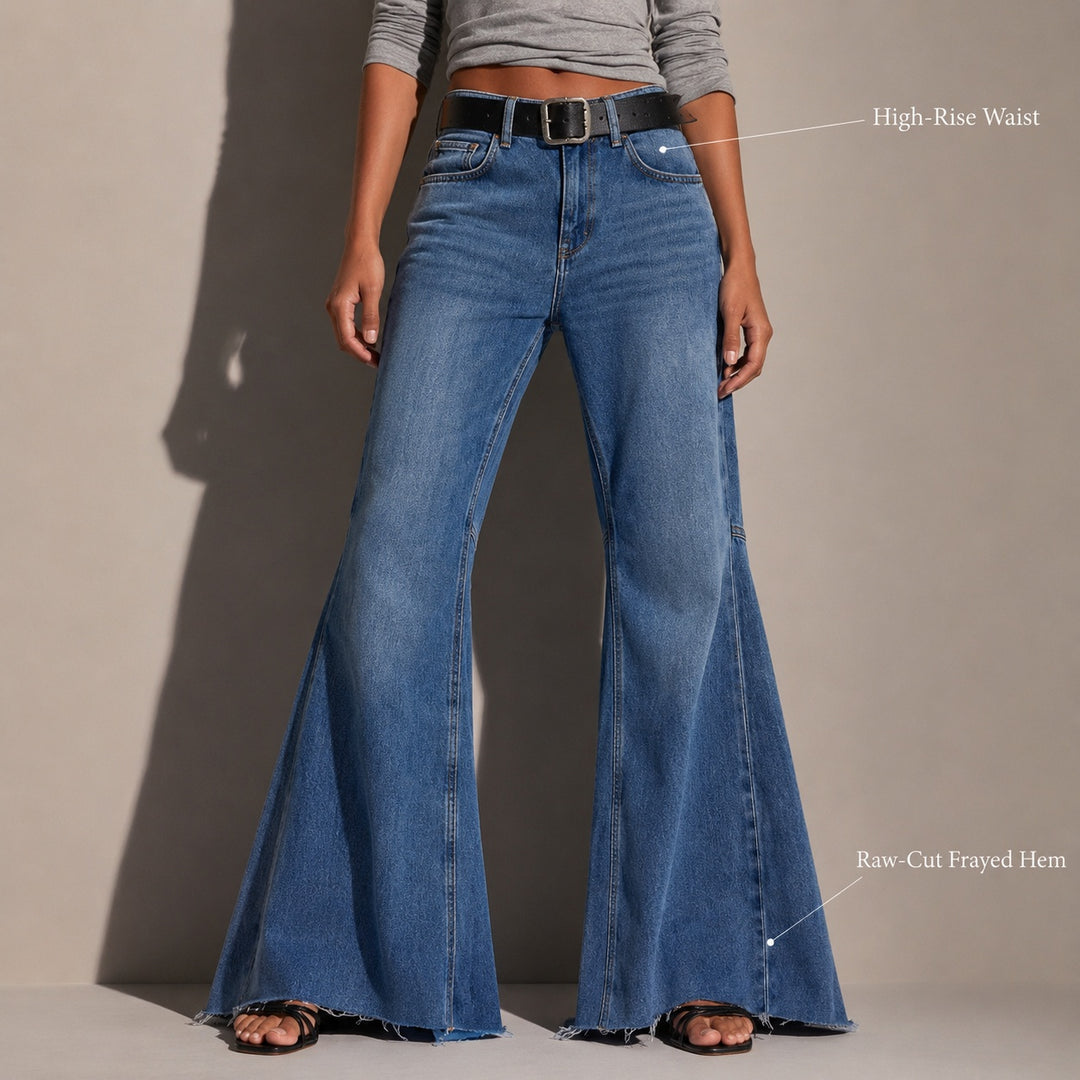 Campana Raw-Hem Flared Jeans — ce_metastatic_08
