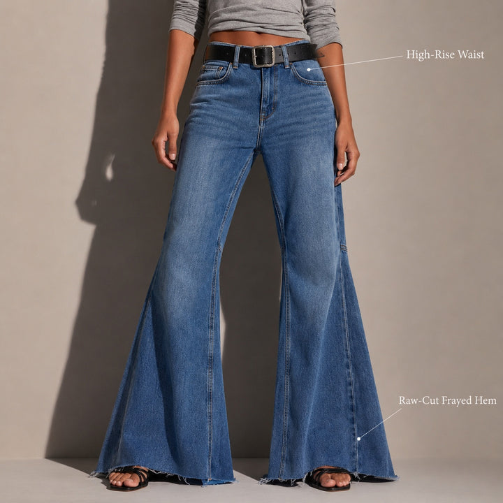 Campana Raw-Hem Flared Jeans — ce_metastatic_08