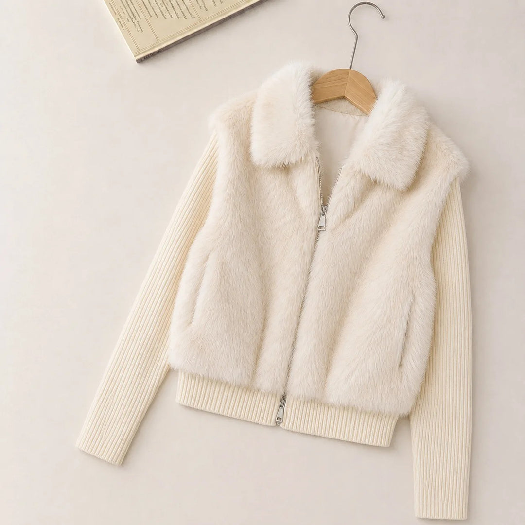 Margaux Fur Bomber Jacket