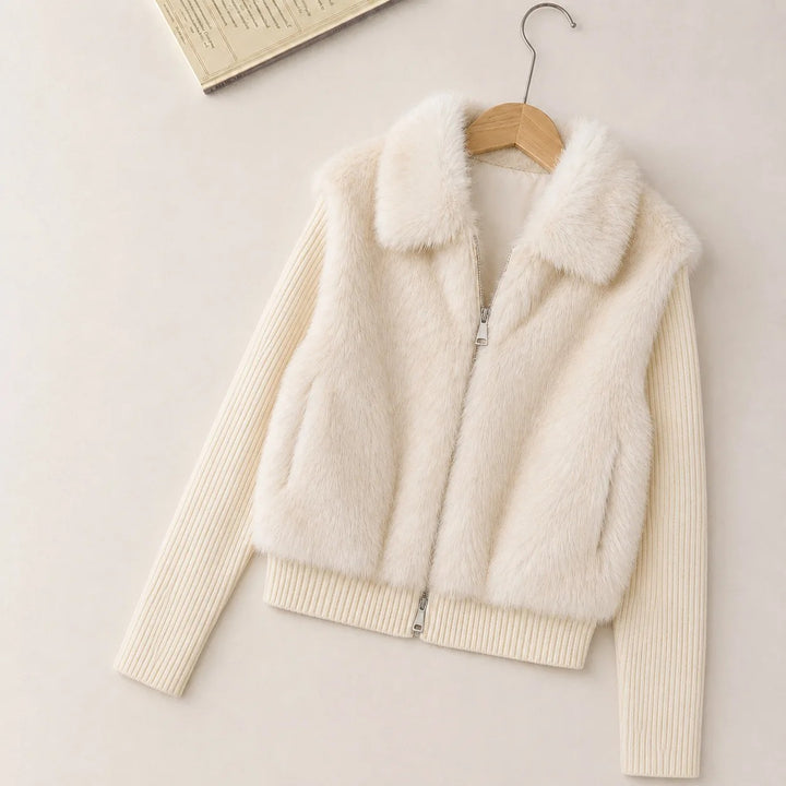 Margaux Fur Bomber Jacket