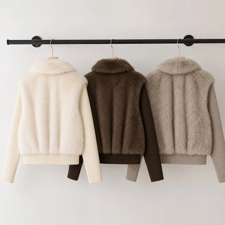 Margaux Fur Bomber Jacket