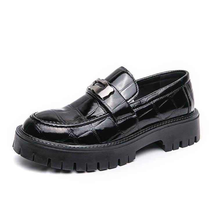 Quarry Croc-Embossed Loafers