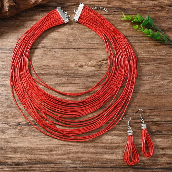 Cascade Cord Choker Set