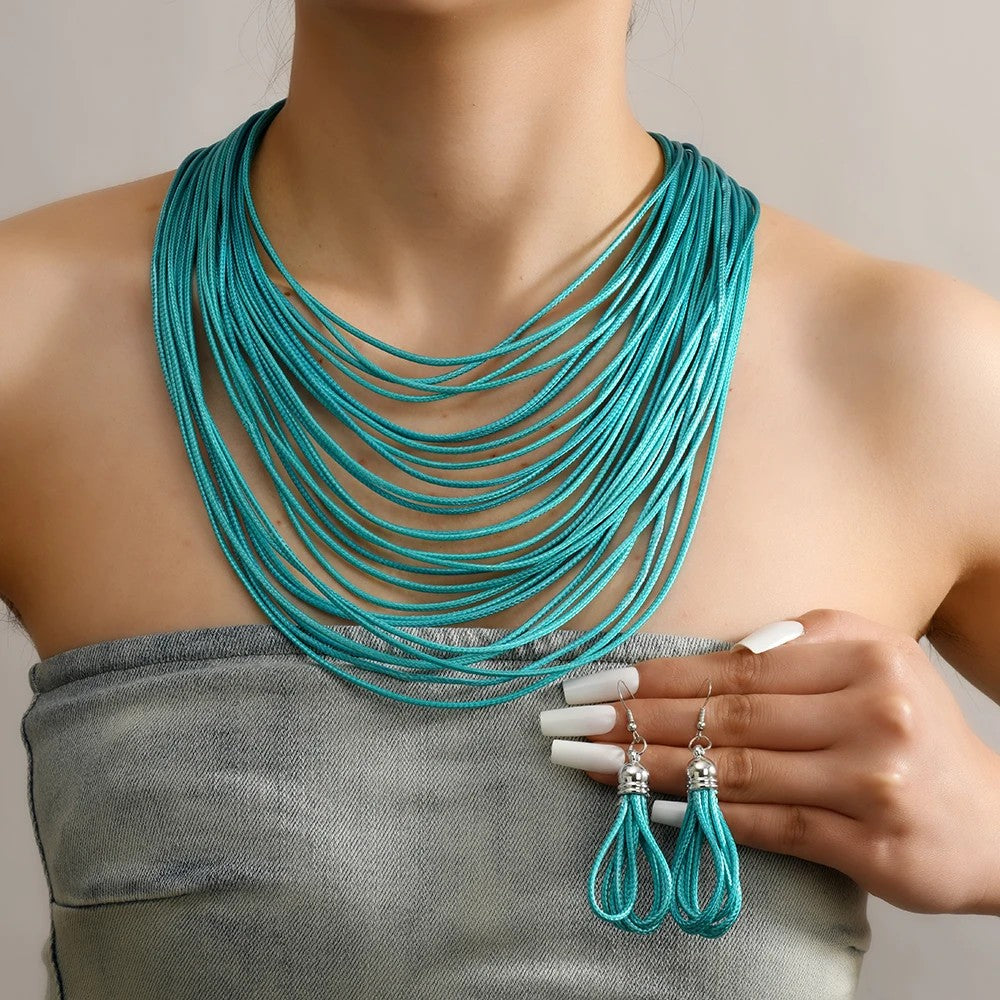 Cascade Cord Choker Set